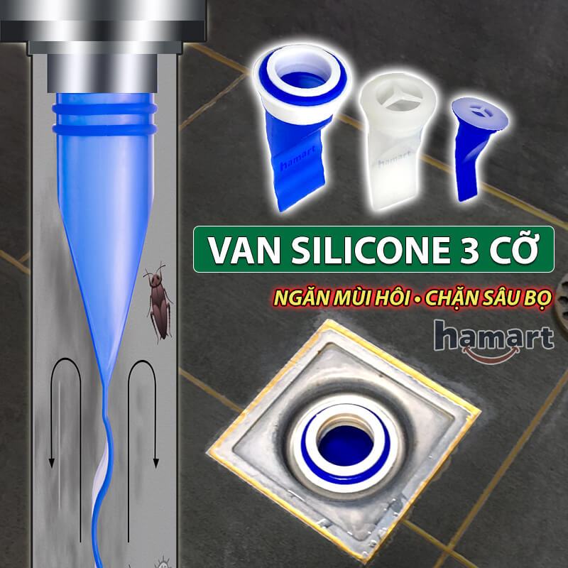 Ống Chặn Mùi Hôi Cống Hamart Phễu Thoát Sàn Chống Hôi Bồn Rửa Chén Thoát Nước Chắn Côn Trùng