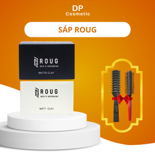 Sáp vuốt tóc nam ROUG Matte Clay cho tóc mỏng | Sáp Roug đen Singapore giữ nếp 24h, kiểm soát dầu