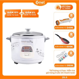 Nồi cơm điện nắp rời 1,8L COMET - CM8036