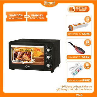 Hỏa tốc - Lò nướng điện đa năng 28L COMET - CM6518