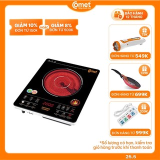 Hỏa tốc - Bếp hồng ngoại cảm ứng 200W COMET - CM5536