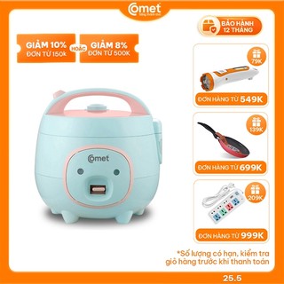 Có hỏa tốc  - Nồi cơm điện mini nắp gài COMET - CM8006