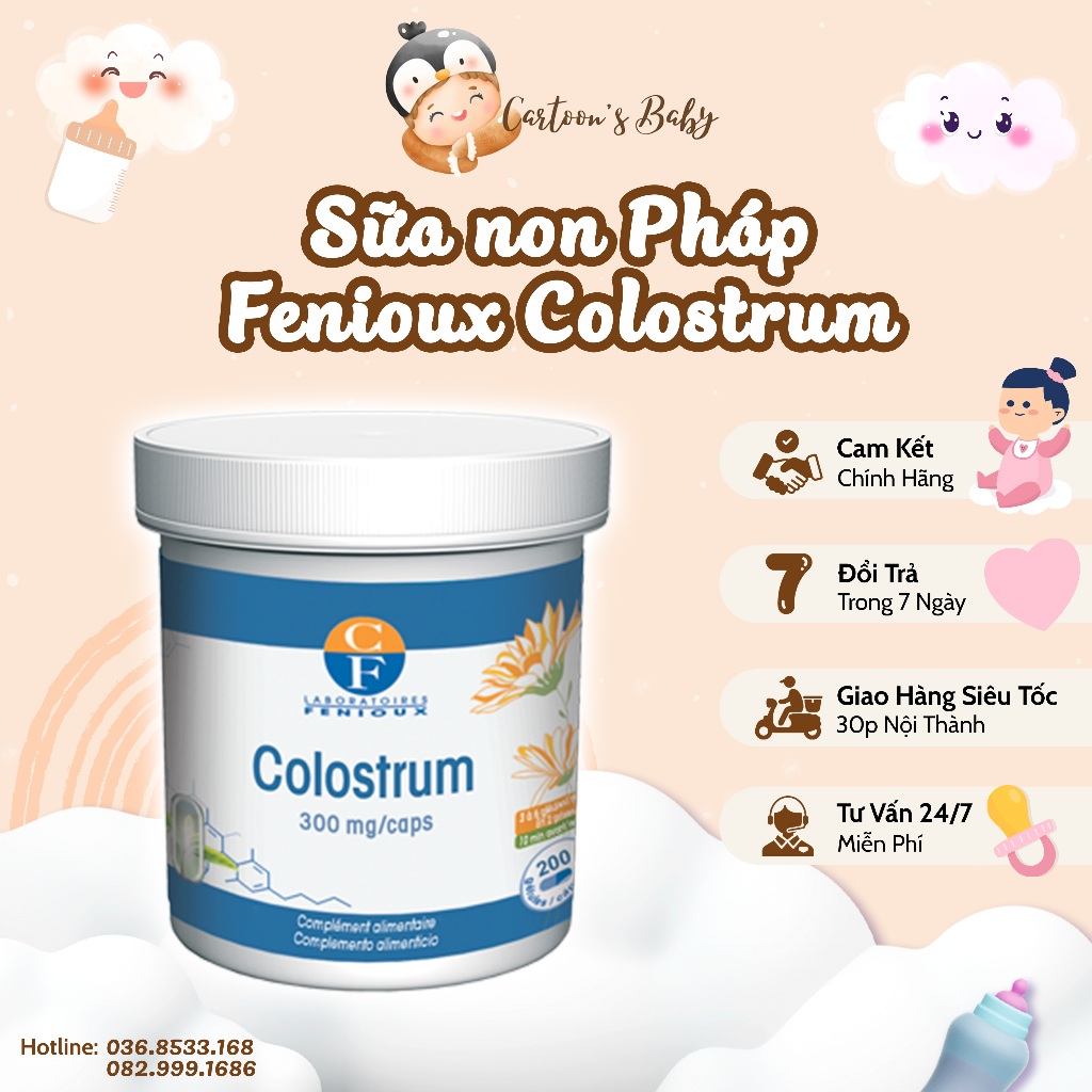 Sữa Non Pháp Colostrum 200V