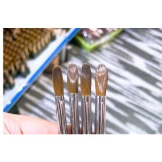 Cọ đắp móng bột (cán cọ trong suốt)
