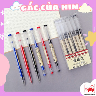Bút gel mực nước Muji, bút mực đi nét ngòi 0.35mm nhiều màu dễ thương
