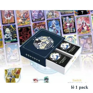 Thẻ nhân phẩm Game GENSHIN IMPACT card pack 3 ảnh anime chibi gacha