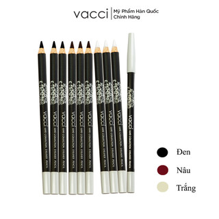Chì kẻ mí không trôi Vacci Eyeliner Pencil - Ruột chì siêu mềm, dễ vẽ, không trôi
