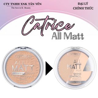 Phấn Phủ Kiềm Dầu Catrice All Matt Plus Shine Control Powder 10g