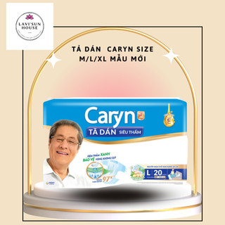 Tã dán Người lớn Caryn siêu thấm L20 miếng vòng bụng 68-122cm mẫu mới nhất