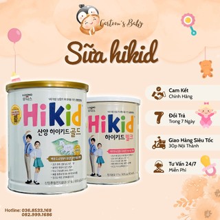Sữa hikid dê 650g - vani 600g nội địa