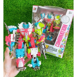 Đồ chơi robot biến hình lắp ráp cho bé