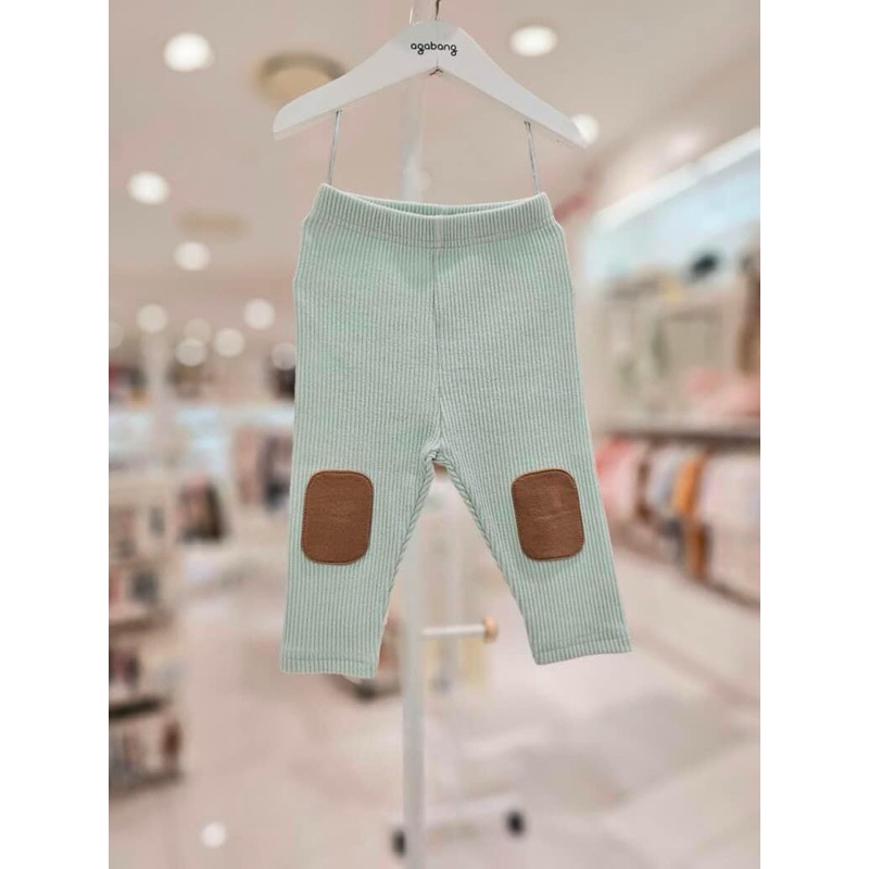 Quần legging Agabang đắp gối [Size 80 / 90 / 100]