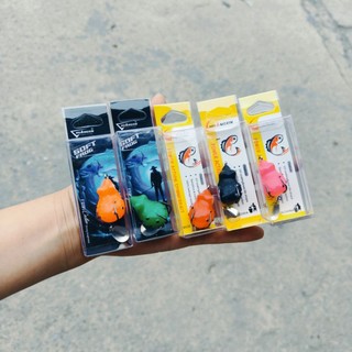 Mồi câu lure cá lóc cá xộp nhái hơi giả, mồi câu cá giả hình sâu, hình chuột giả chất liệu nhựa dẻo