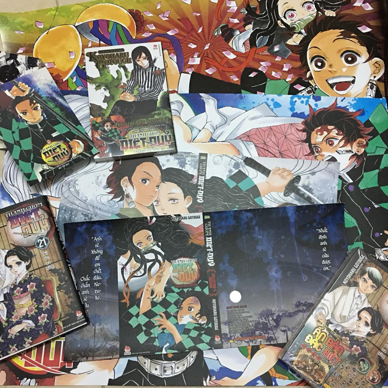 Combo bìa offline Kimetsu no Yaiba