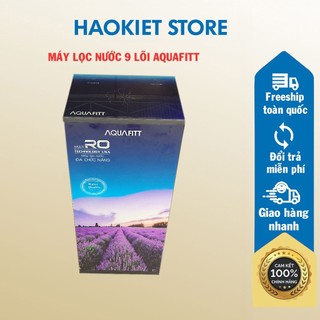 MÁY LỌC NƯỚC TINH KHIẾT RO 9 LÕI AQUAFITT (4D xanh)