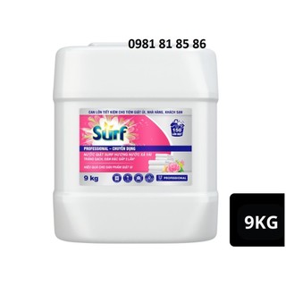 Can 9kg nước giặt surf hương cỏ hoa diệu kì