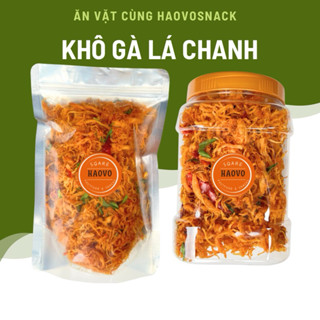 Khô gà lá chanh 500gr cay thơn ngon đồ ăn vặt haovosnack