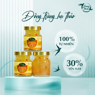 COMBO 6 Tổ yến chưng Đông trùng hạ thảo Song Phát hồi phục sức khỏe nhanh chóng 70ml