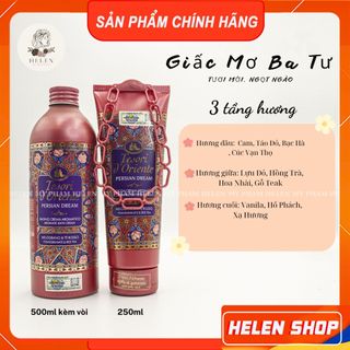 Sữa tắm tesori d'oriente mùi hương giấc mơ ba thơm lâu, dưỡng ẩm, trắng da, nhập khẩu chính hãng ý