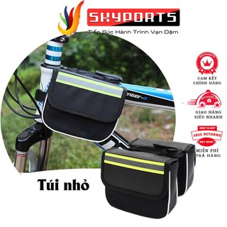 Túi xe đạp treo khung sườn vải polyester nhỏ gọn, tiện lợi - skyports