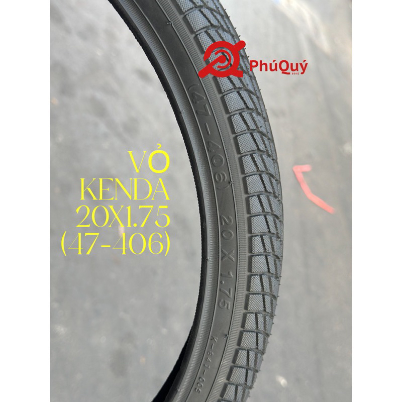VỎ XE ĐẠP KENDA 20x1.75 (47-406)