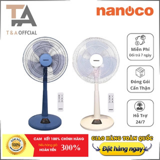 Quạt lửng Nanoco NLF1624RC-BL/NLF1624RC-BE 47W Remote