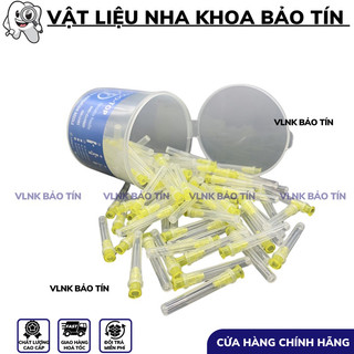 Kim bơm rửa nội nha 2 lỗ kim bơm rửa nha khoa kim bơn rửa ống tuỷ răng