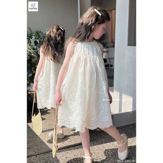 váy melisa cổ yếm kem