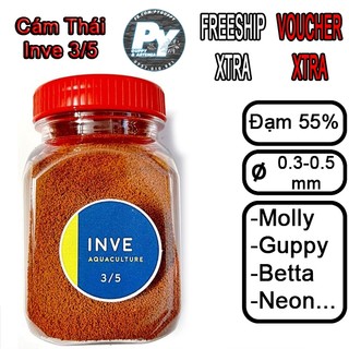 🐠 Cám Nhập Thái Inve 3/5 Dành Cho Cá Con Và Cá Lớn ( 25gr )