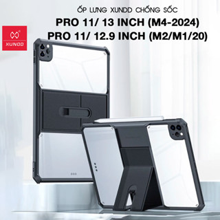 [Hỏa Tốc HCM] Ốp lưng XUNDD iPad Pro 11/ 13 inch (M4-2024)/ Pro 11/ 12.9 inch (M2-2022/M1-2021/2020) (STAND) Chống sốc
