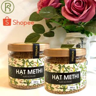 [Combo2 Hũ 350G] Hạt Methi Real Food Làm Trà & Nấu Ăn, Kiểm Soát Đường Huyết (Tặng Hạt Chia)