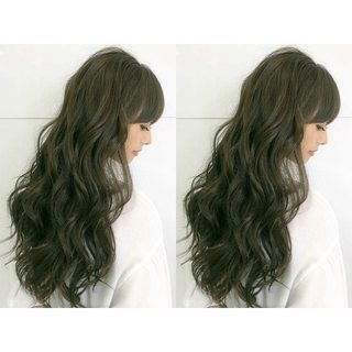 Thuốc nhuộm tóc màu Rêu hot trend + kèm oxy trợ nhuộm | Annastyle Tự nhuộm tóc tại nhà dễ dàng