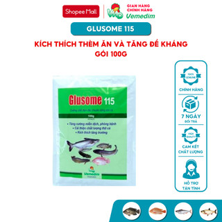 Vemedim Glusome 115 cá tăng cường hệ miễn dịch cho cá, gói 100g