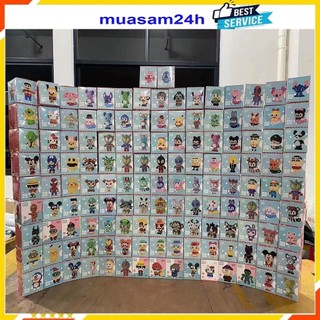 Mô Hình Lắp Ráp mini, Mô Hình Lắp Ráp Stick Gấu Bearbrick, Mô hình lắp ghép nhân vật hoạt hình 3D