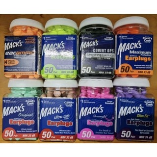 Nguyên hộp nút bịt tai chống ồn Macks Ultra Soft Foam