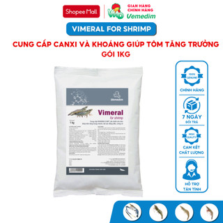 Vemedim Vimeral for Shrimp giúp tôm mau cứng vỏ, vỏ sáng bóng, gói 1kg