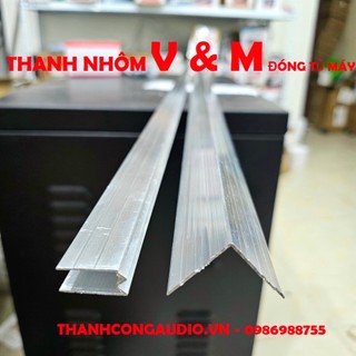 Thanh nhôm m và nhôm v bắt tủ máy âm thanh, tủ case. loại tốt