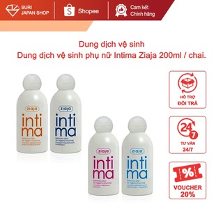 Dung dịch vệ sinh, Dung dịch vệ sinh phụ nữ Intima Ziaja 200ml / chai.