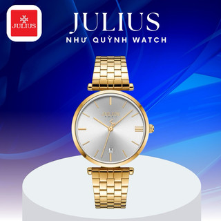 Đồng hồ nam julius hàn quốc dây thép ja-1260 4 màu (đen, vàng, hồng mặt trắng, hồng