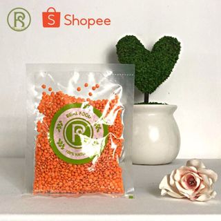 100g đậu lăng đỏ real food làm soup, hầm & salad giàu protein & chất xơ .