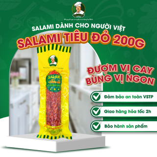 Salami Tiêu đỏ Ông già IKA 200g