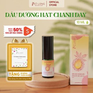Dầu hạt chanh dây Pơ Lang 30ml, ngăn ngừa mụn, hạn chế sợi bã nhờn, dưỡng ẩm cho da, thẩm thấu nhanh, không gây bít tắt