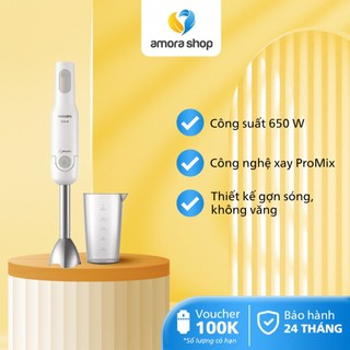Máy xay sinh tố cầm tay philips hr2534 /00, xay nhanh chóng, tiện lợi, bảo hành chính hãng 24 tháng