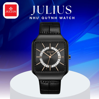 Đồng hồ nam ja-1392md julius hàn quốc dây da