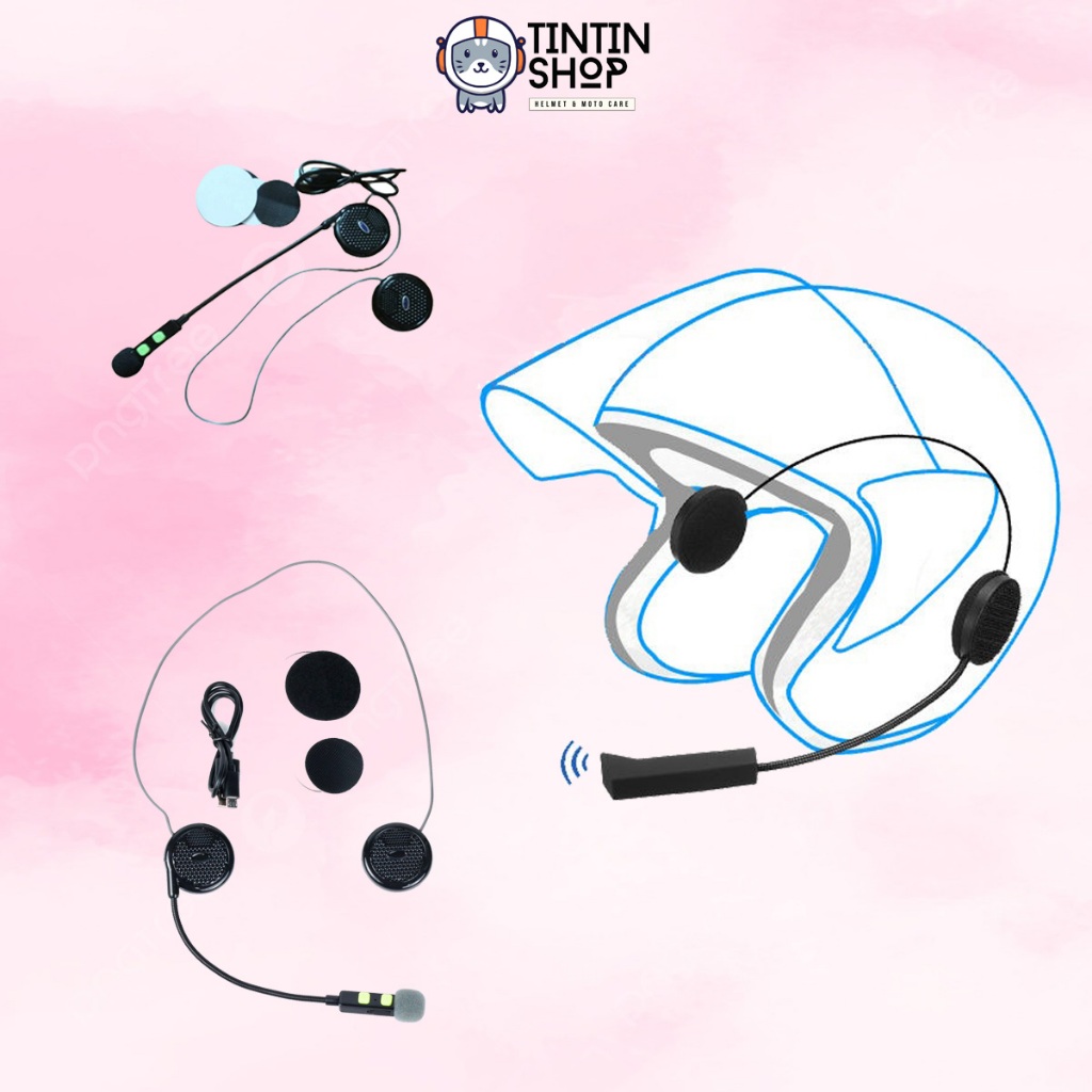 Tai Nghe Bluetooth Dành Cho Mũ Bảo Hiểm Fullface