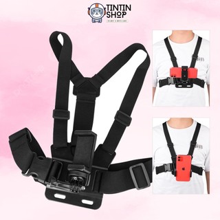 Dây Đai Đeo Ngực Gắn Điện Thoại - Camera Hành Trình Đi Phượt, Dã Ngoại