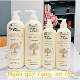 LẺ DẦU GỘI HOẶC DẦU XẢ  BIOTIN & COLLAGEN VÀNG SUÔN MƯỢT  500ml -1000ml