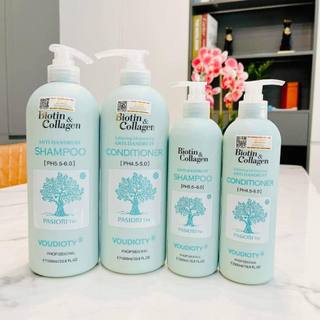 DẦU GỘI HOẶC DẦU XẢ BIOTIN COLLAGEN NGĂN GẦU MƯỢT TÓC 500ml - 1000ML