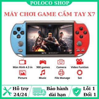 Máy Chơi Game X7 Pin Siêu Trâu 1500mah Với 200 Game Khác Nhau