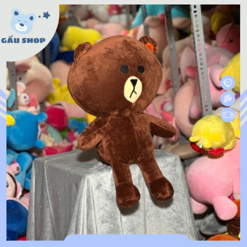 Gấu bông Gấu Brown siêu cute hàng cao cấp mềm mịn - Gấu Shop